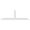 Ekena Millwork Portland Architectural Grade PVC Gable Bracket, 96"W x 32"H x 6"D x 6"F, 8/12 Pitch GBP096X32X0606POR00 - alternate 3
